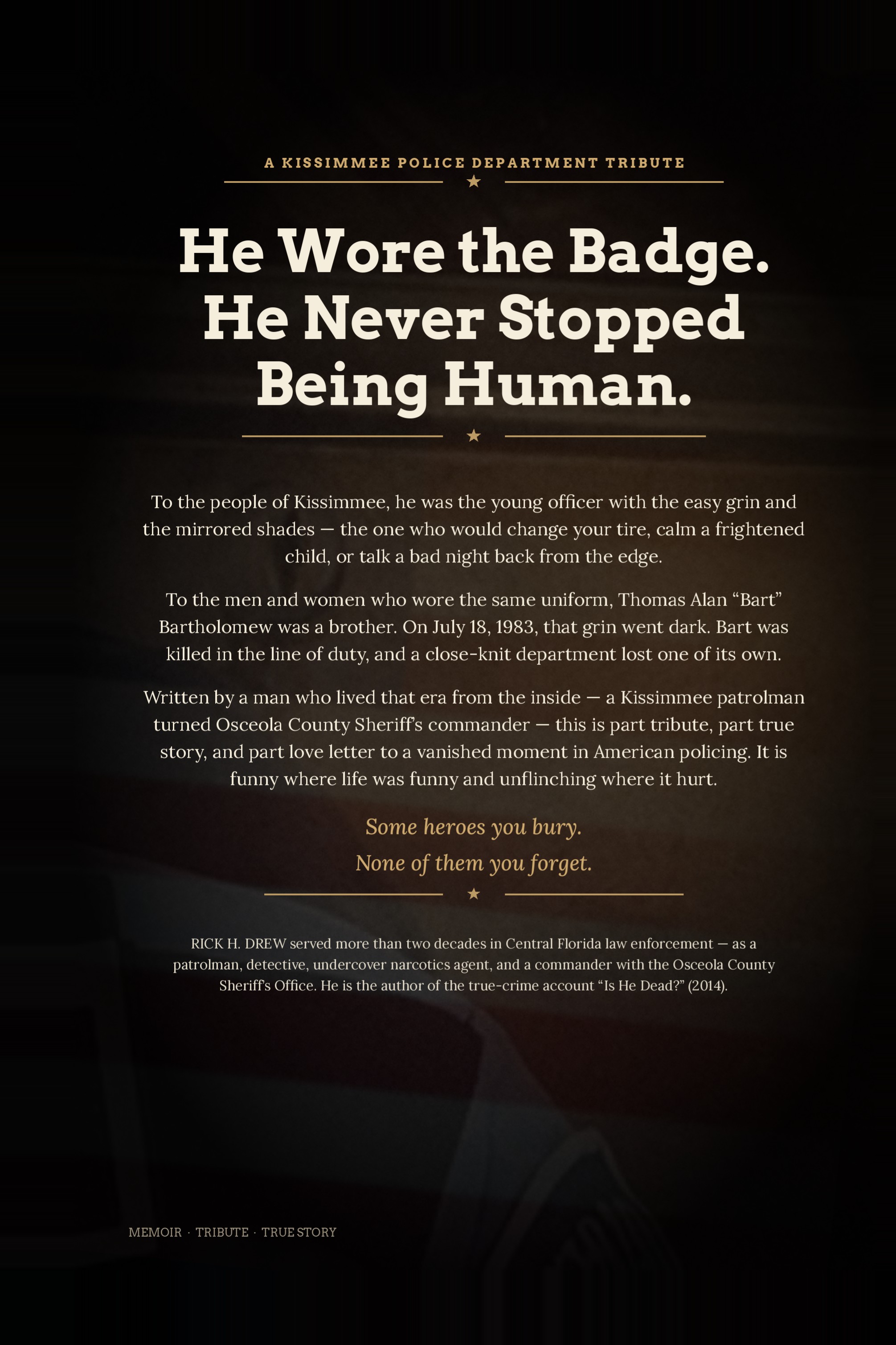 Behind Every Badge Is a Beating Heart back cover